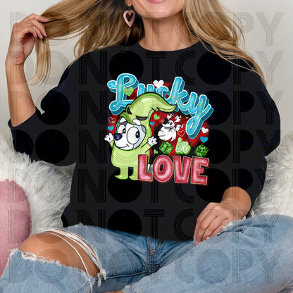 Lucky In Love DTF Print