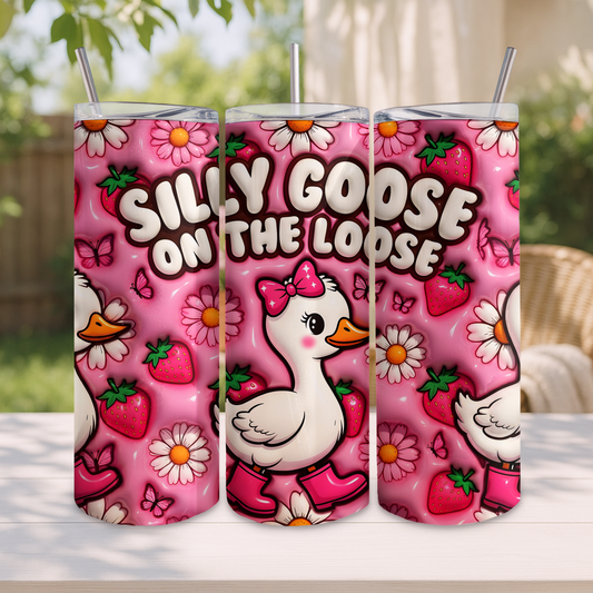 Silly Goose On The Loose Tumbler Wrap