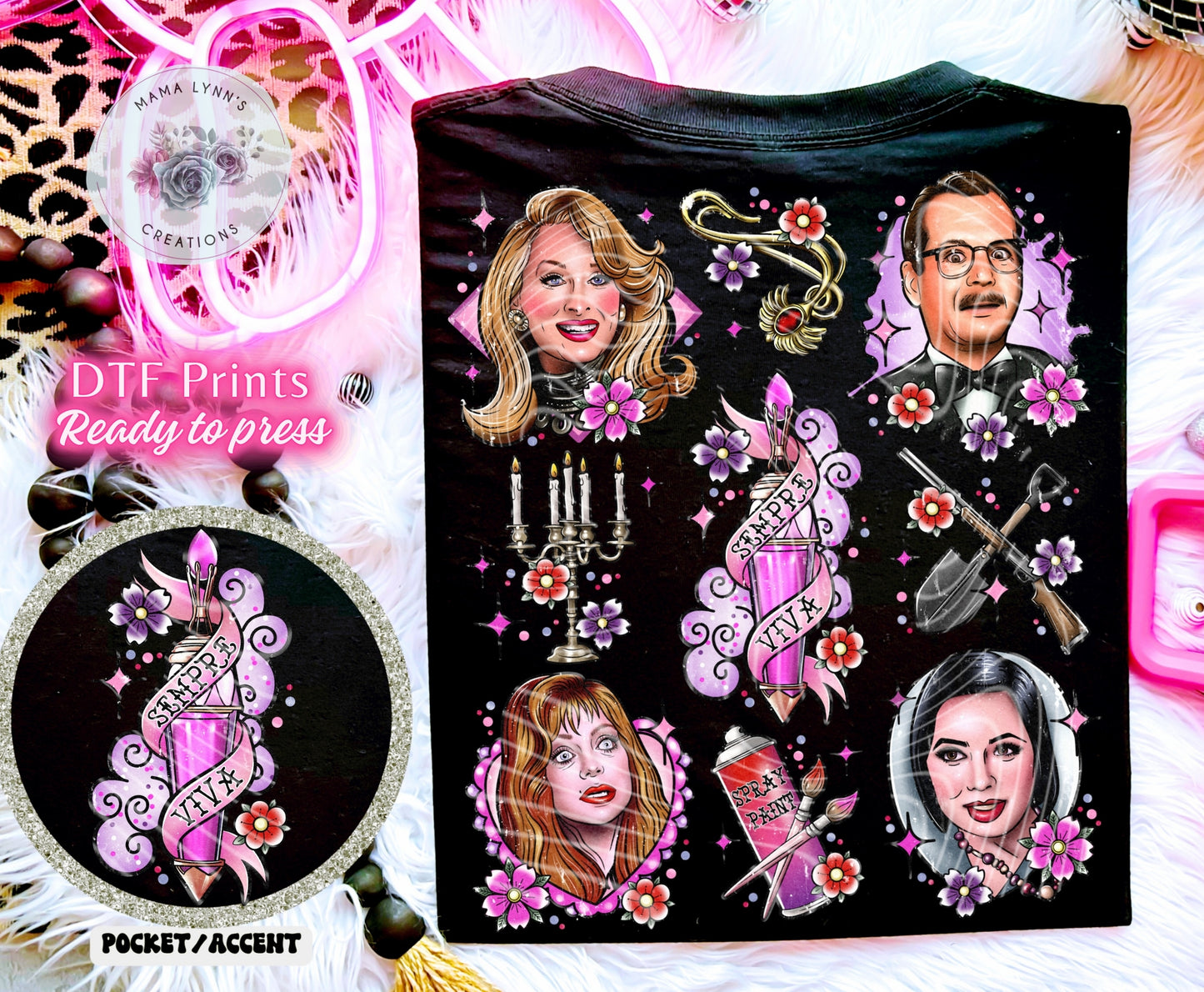 Death Becomes Her DTF Print