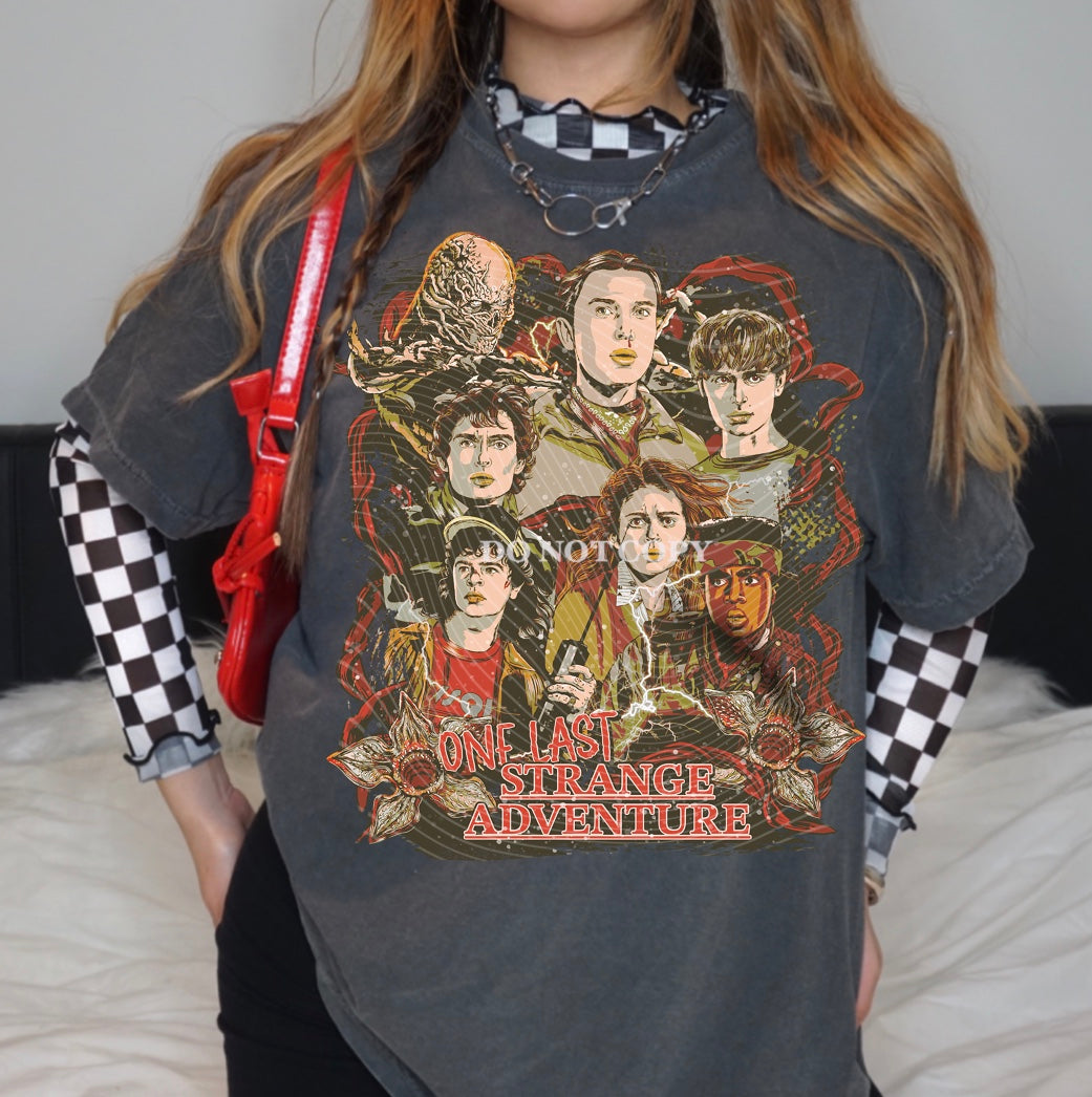 One Last Strange Adventure (Red Style) DTF Prints