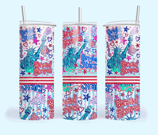 4th Of July Tumbler Wrap