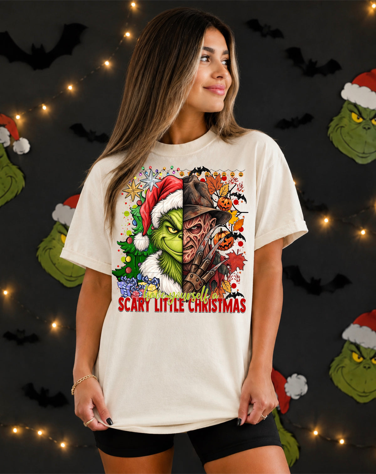 Have Yourself A Scary Little Christmas DTF Print