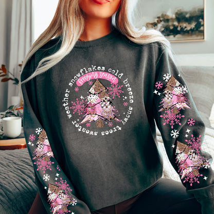 Freezing Season Circle Design DTF Prints