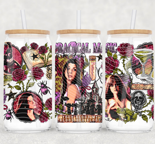 P Magic Witches 16 oz Glass Wraps