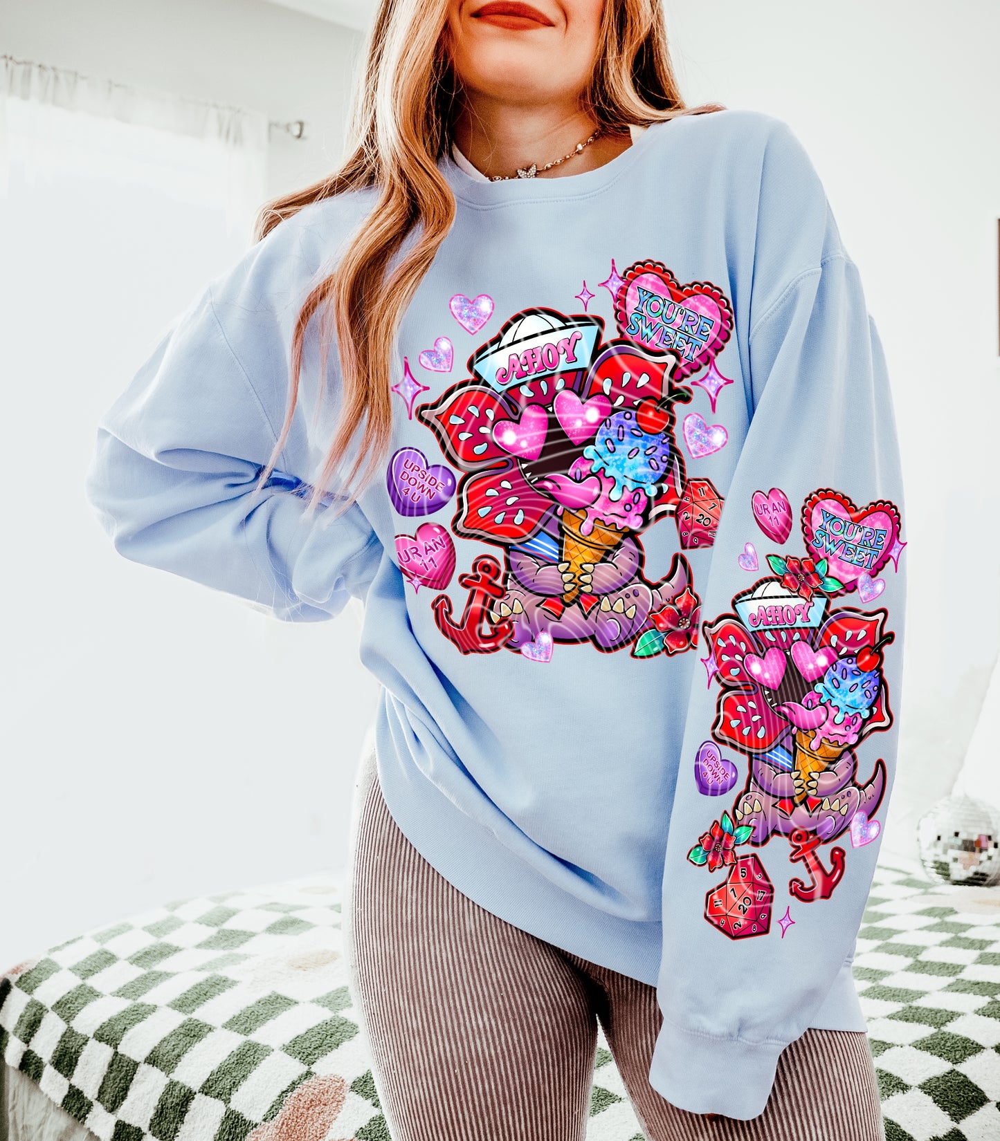 Ahoy Valentine Demogorgan DTF Print