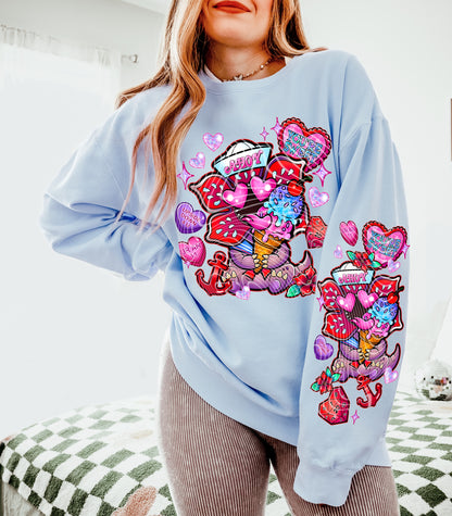 Ahoy Valentine Demogorgan DTF Print