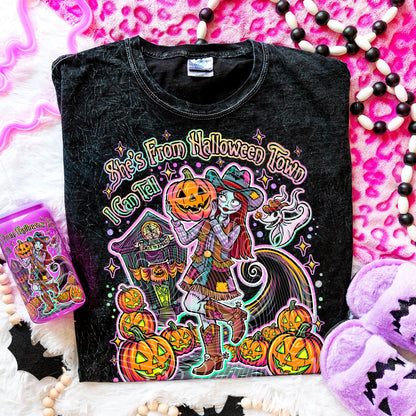 She’s From Halloween Town I Can Tell DTF Print