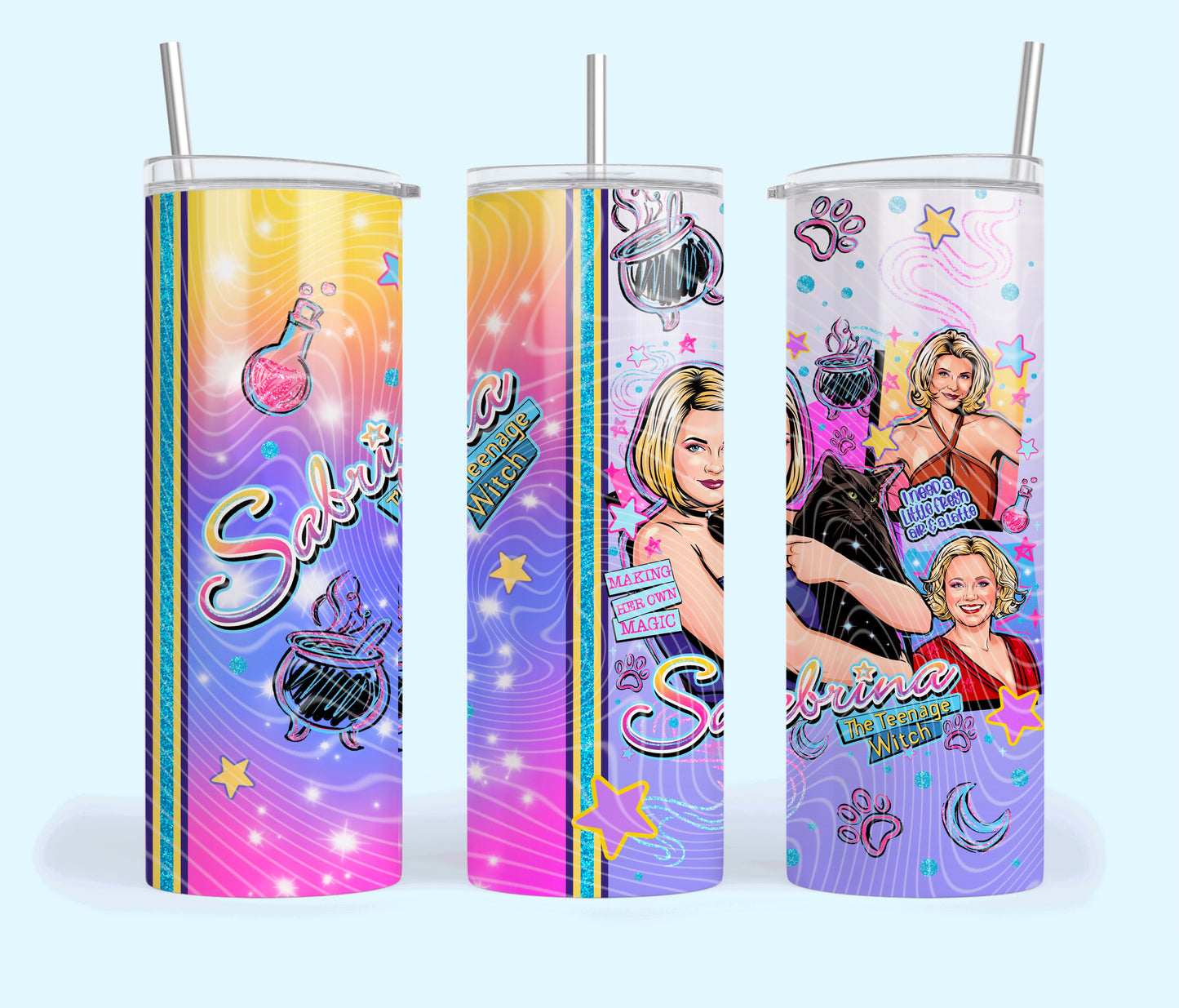 Teenage Witch Tumbler Wrap