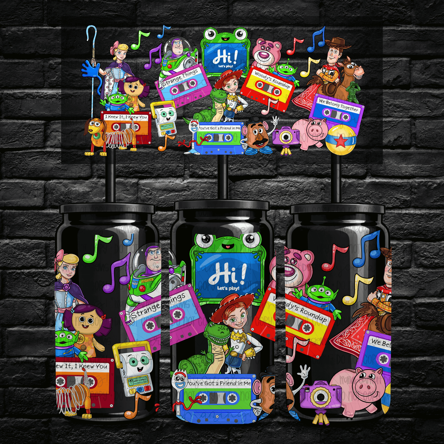 TS Song Soundtracks 16 oz Glass Wrap