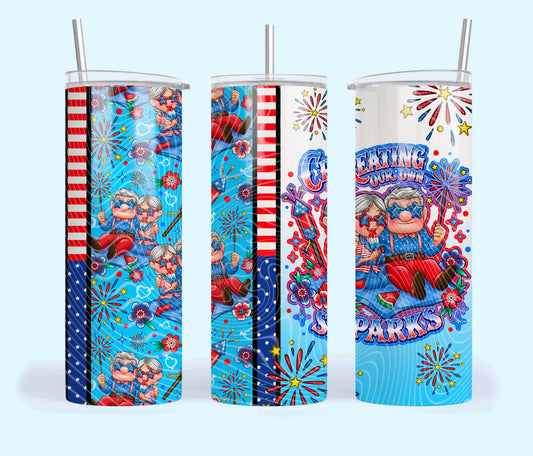 Creating Our Own Sparks Tumbler Wrap