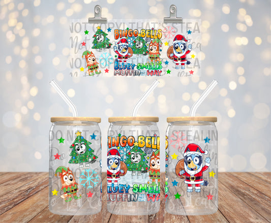 Bingo Bells 16 oz Glass Wraps