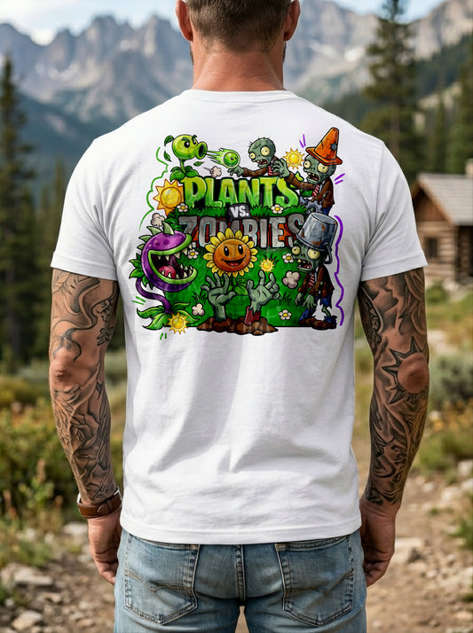 Plants VS Zombies DTF Print