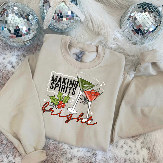 Making Spirits Bright DTF Print