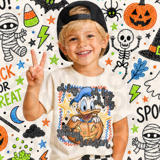 Oh Boy Oh Boy It’s Spooky Season DTF Print