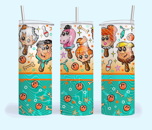 Flinstones Ice Cream Tumbler Wrap