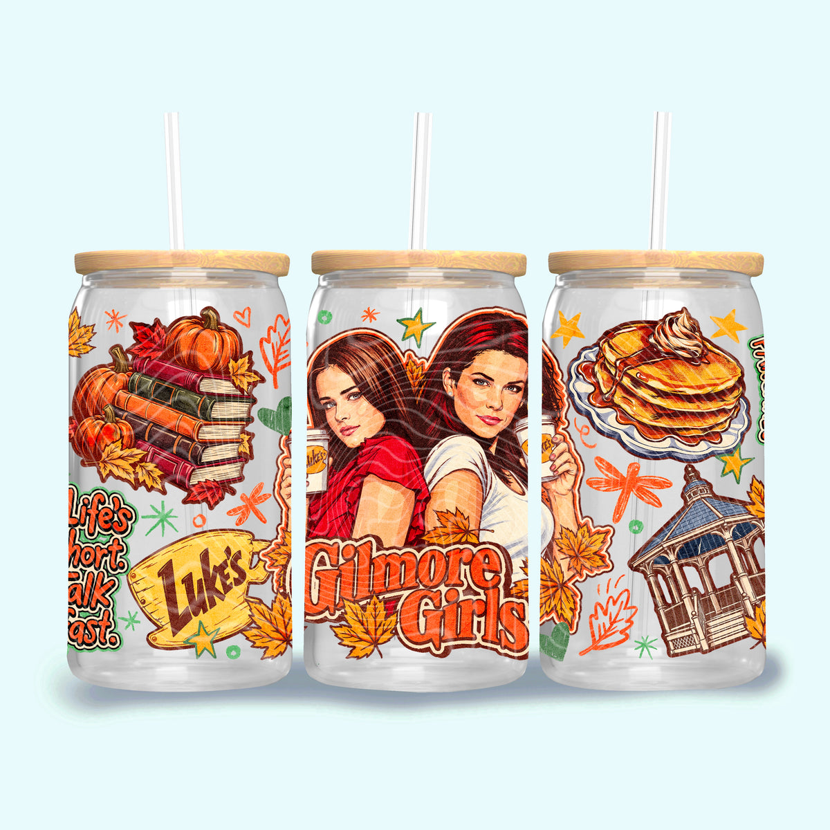 Gilmore Girls 16 oz Glass Wrap