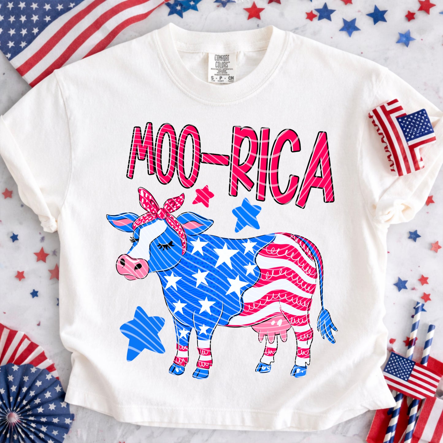 Moo-Rica DTF Print