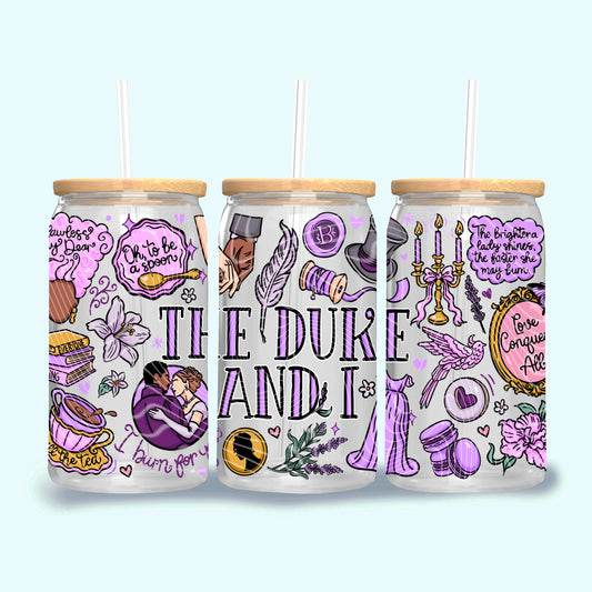 The Duke and I 16 oz Glass Wraps