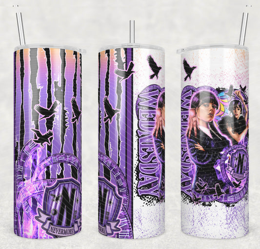 W Nevermore Tumbler Wrap