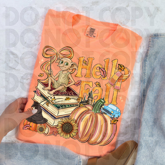 Hello Fall Dobby DTF Prints