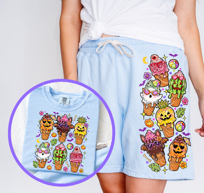Spooky Summer Ice Cream DTF Print