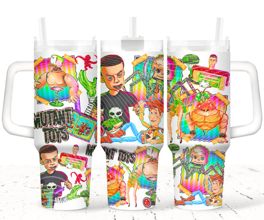 Mutant Toys 40 oz Tumbler Prints