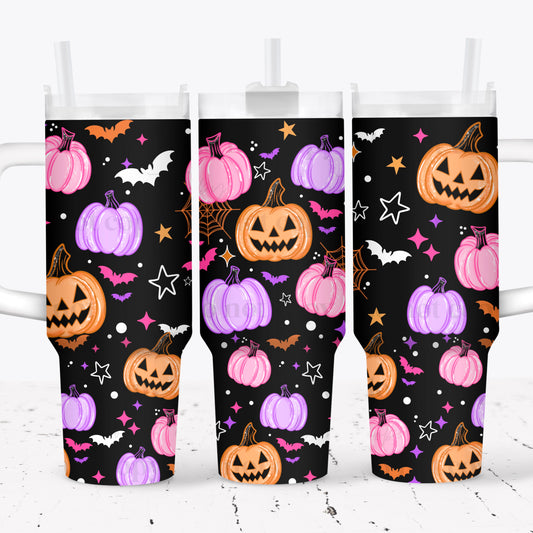 Colorful Pumpkins 40 oz Tumbler Print