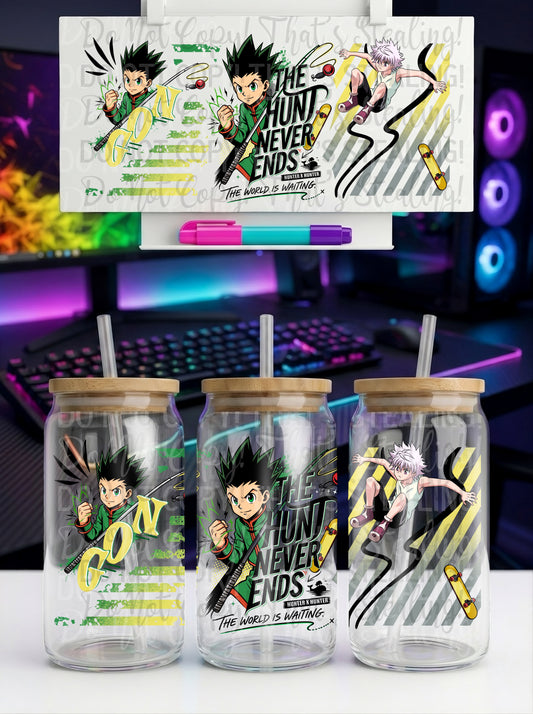 Hunter X Hunter 16 oz Glass Wrap