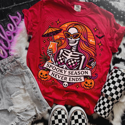 Spooky Season Never Ends DTF Prints