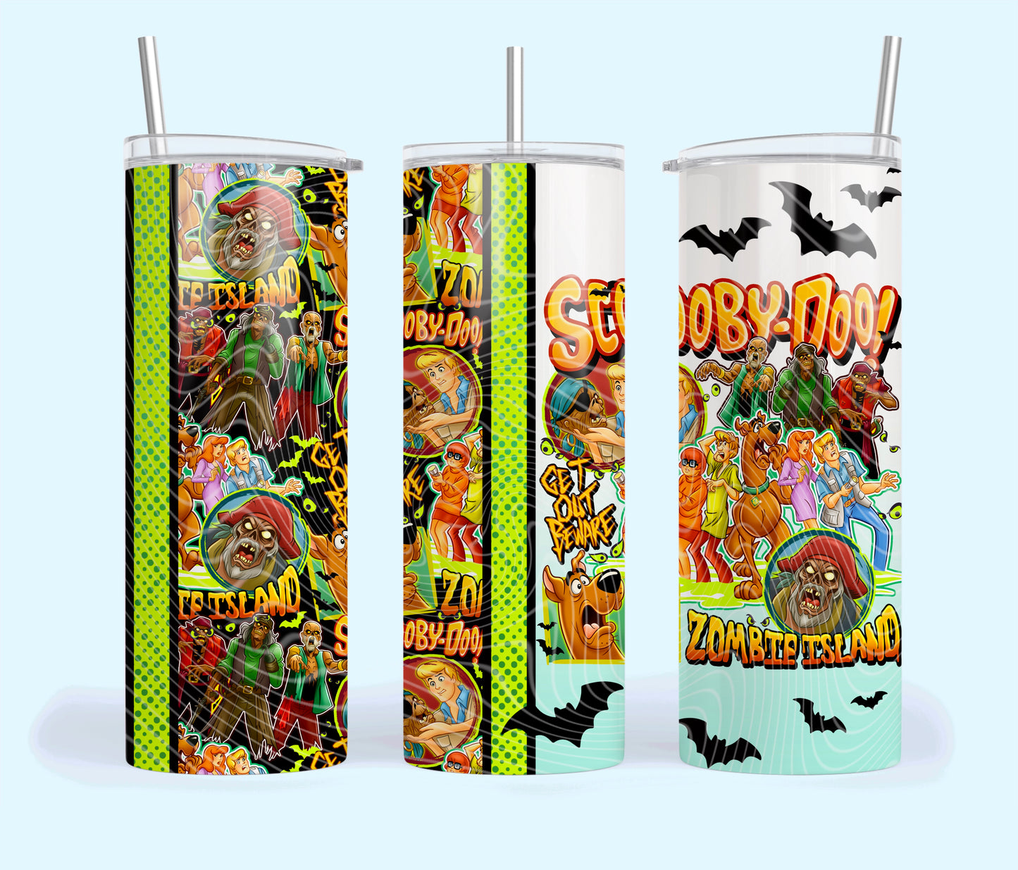 Zombie Island Tumbler Wrap
