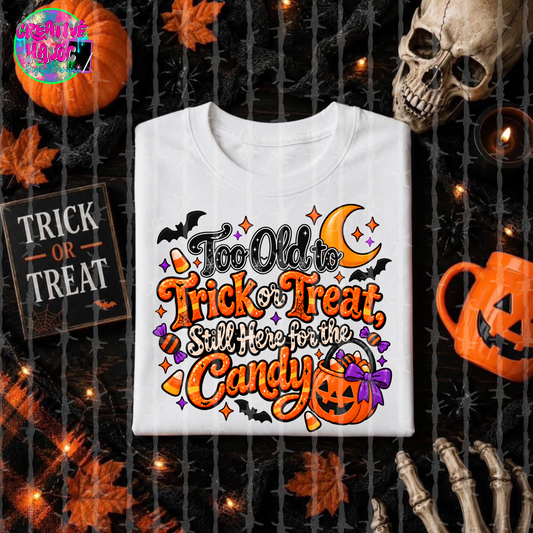Here For The Candy DTF Print
