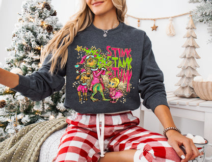 Stink Stank Stunk Christmas DTF Print
