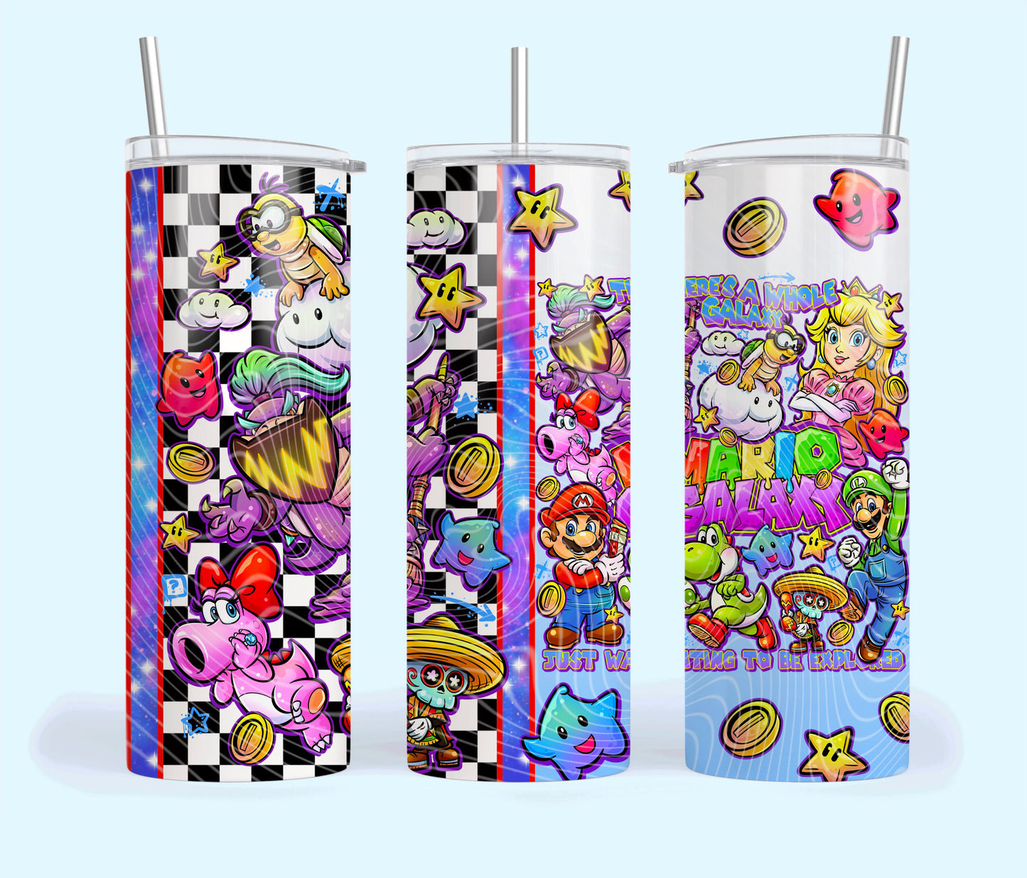 Mario Galaxy (Style 2) Tumbler Wrap