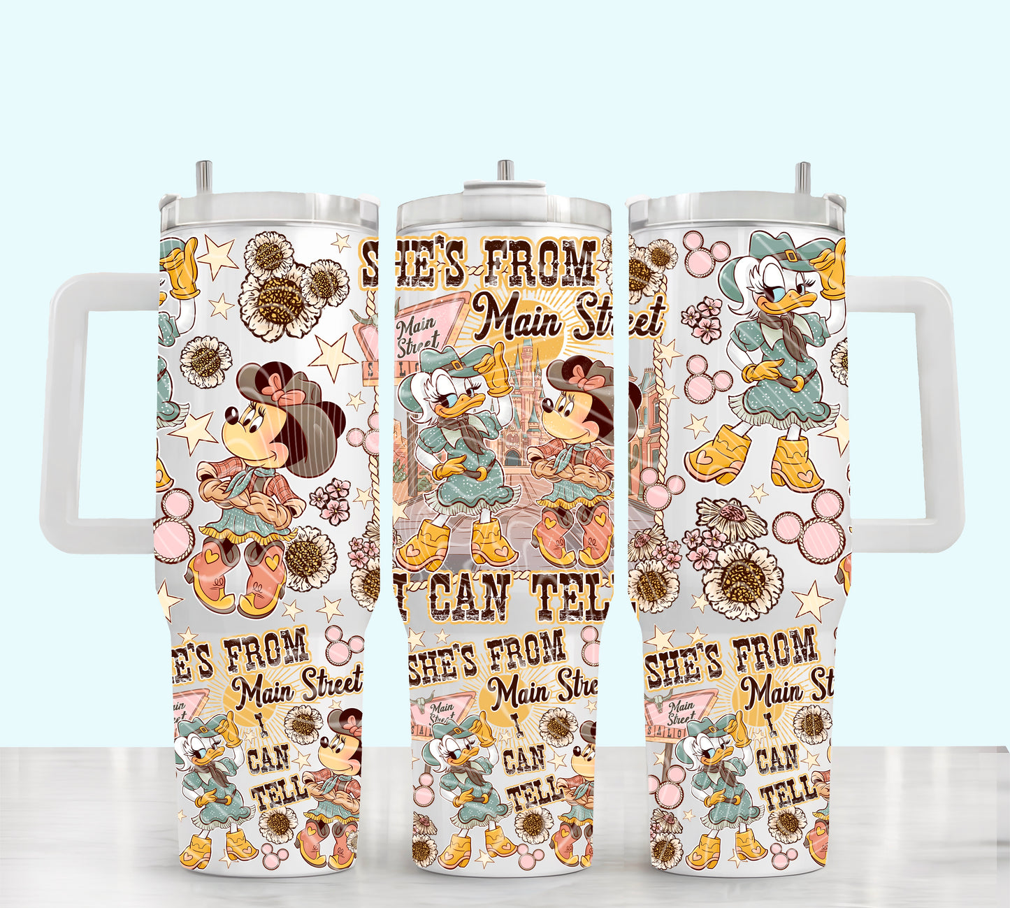 She’s From Main Street I Can Tell 40 oz Tumbler Prints