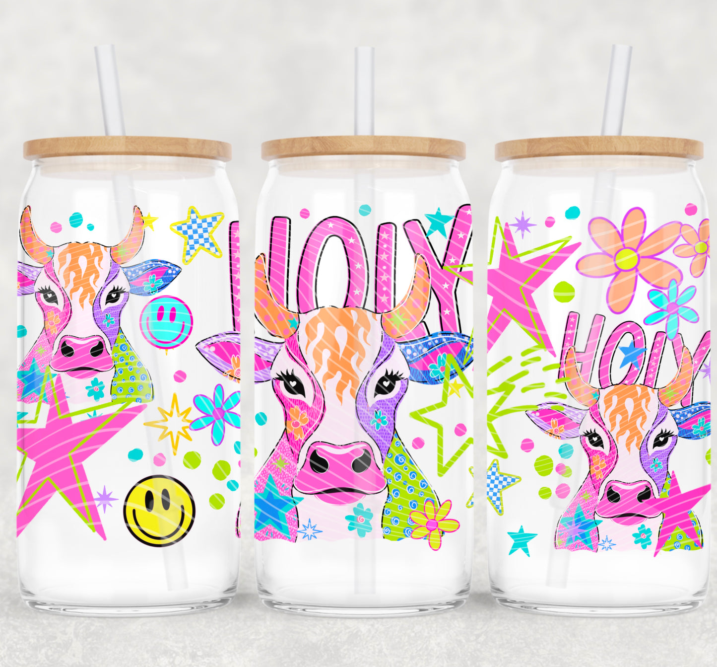 Holy Cow 16 oz Glass Wrap