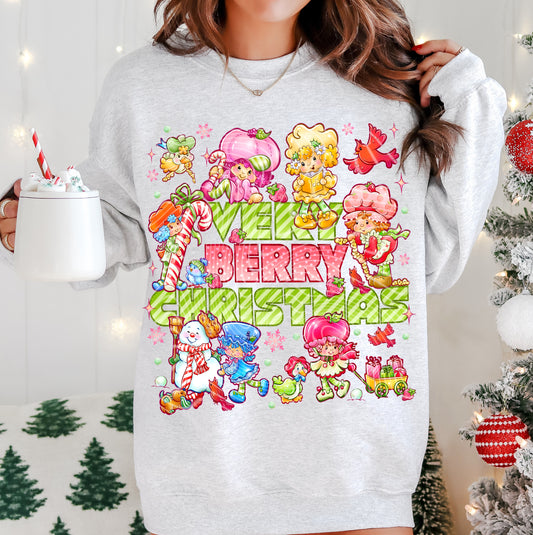 Very Berry Christmas DTF Prints