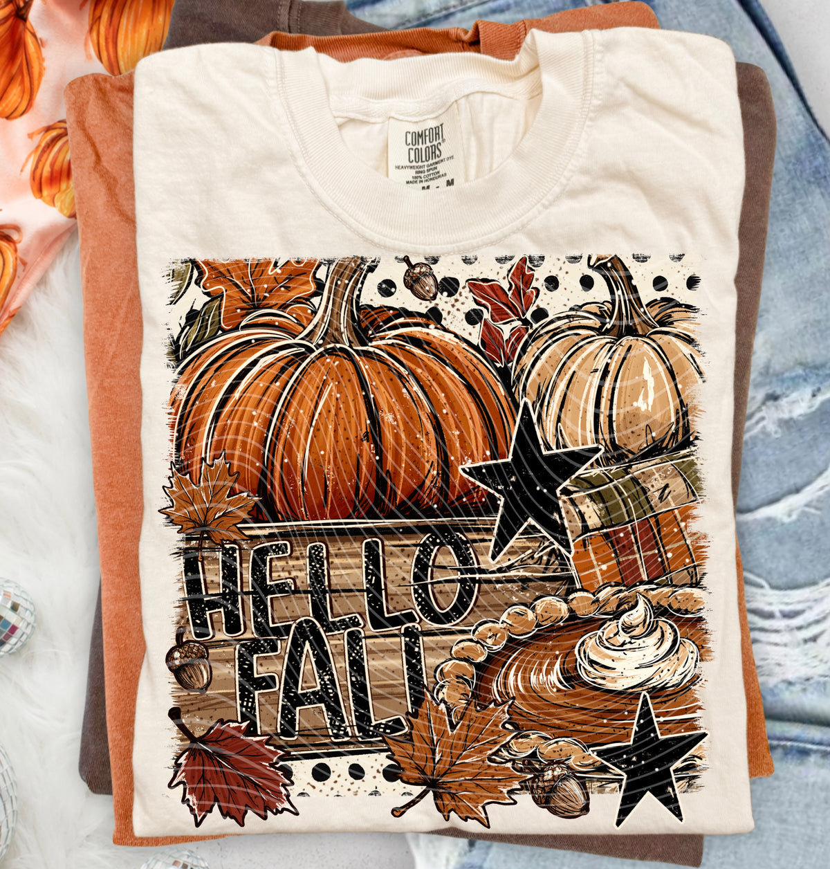 Hello Fall DTF Print