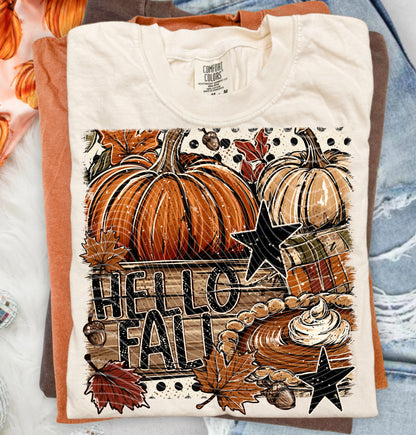 Hello Fall DTF Print