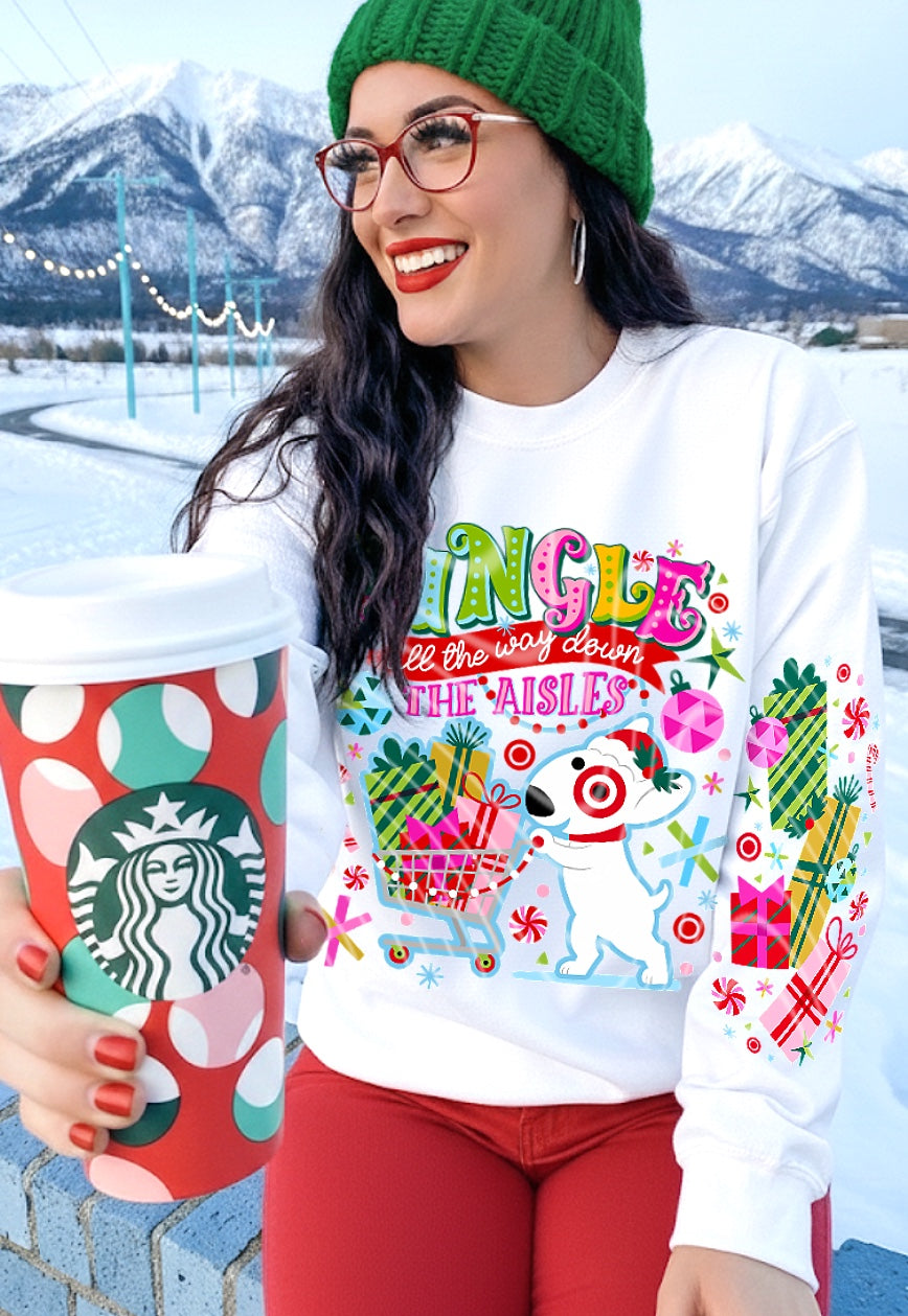 Jingle All The Way Down The Aisles DTF Prints