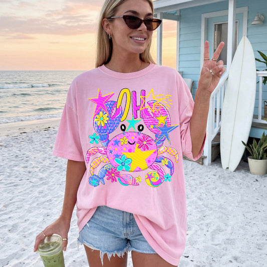 Oh Crab DTF Print