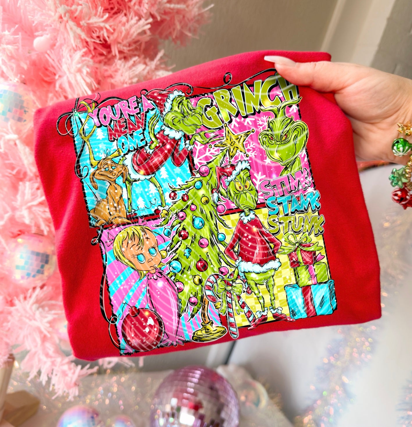 Grinch Stink Stank DTF Print