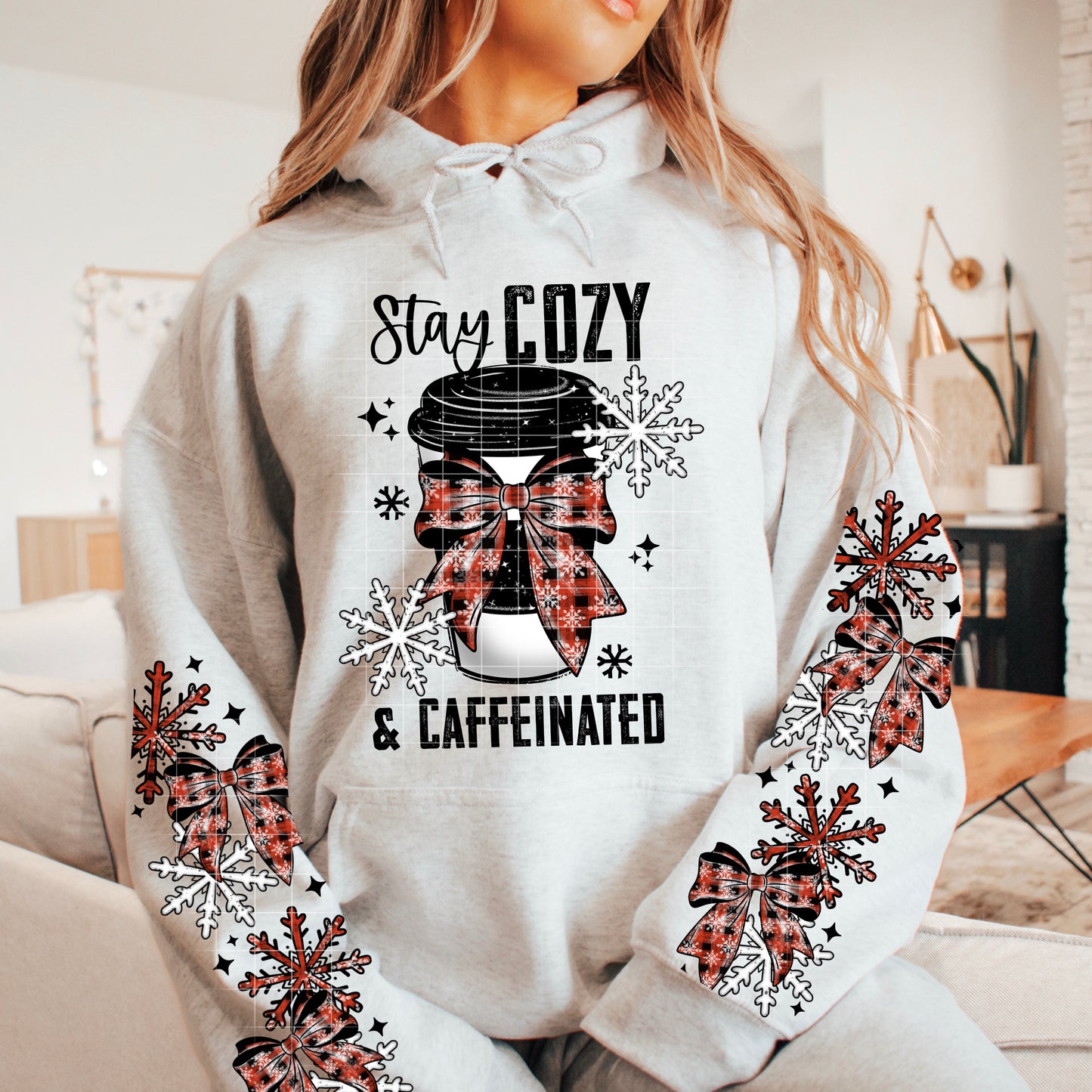 Stay Cozy & Caffeinated DTF Print