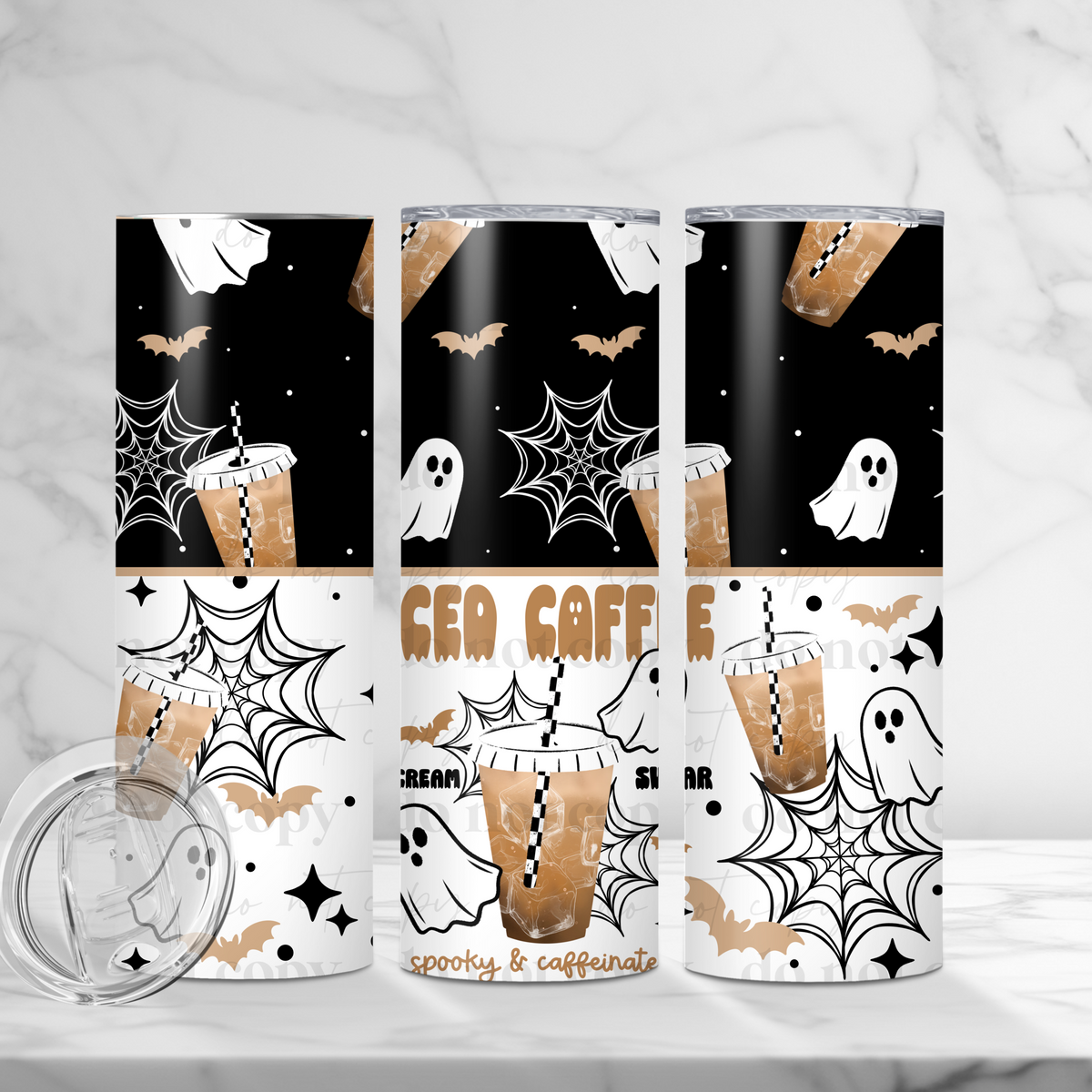 Iced Coffee Scream & Sugar Tumbler Wrap