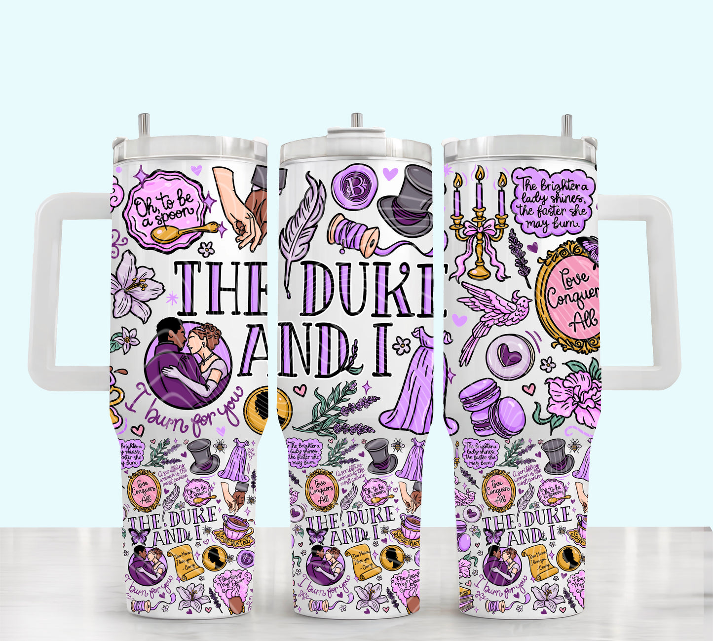 The Duke and I 40 oz Tumbler Print