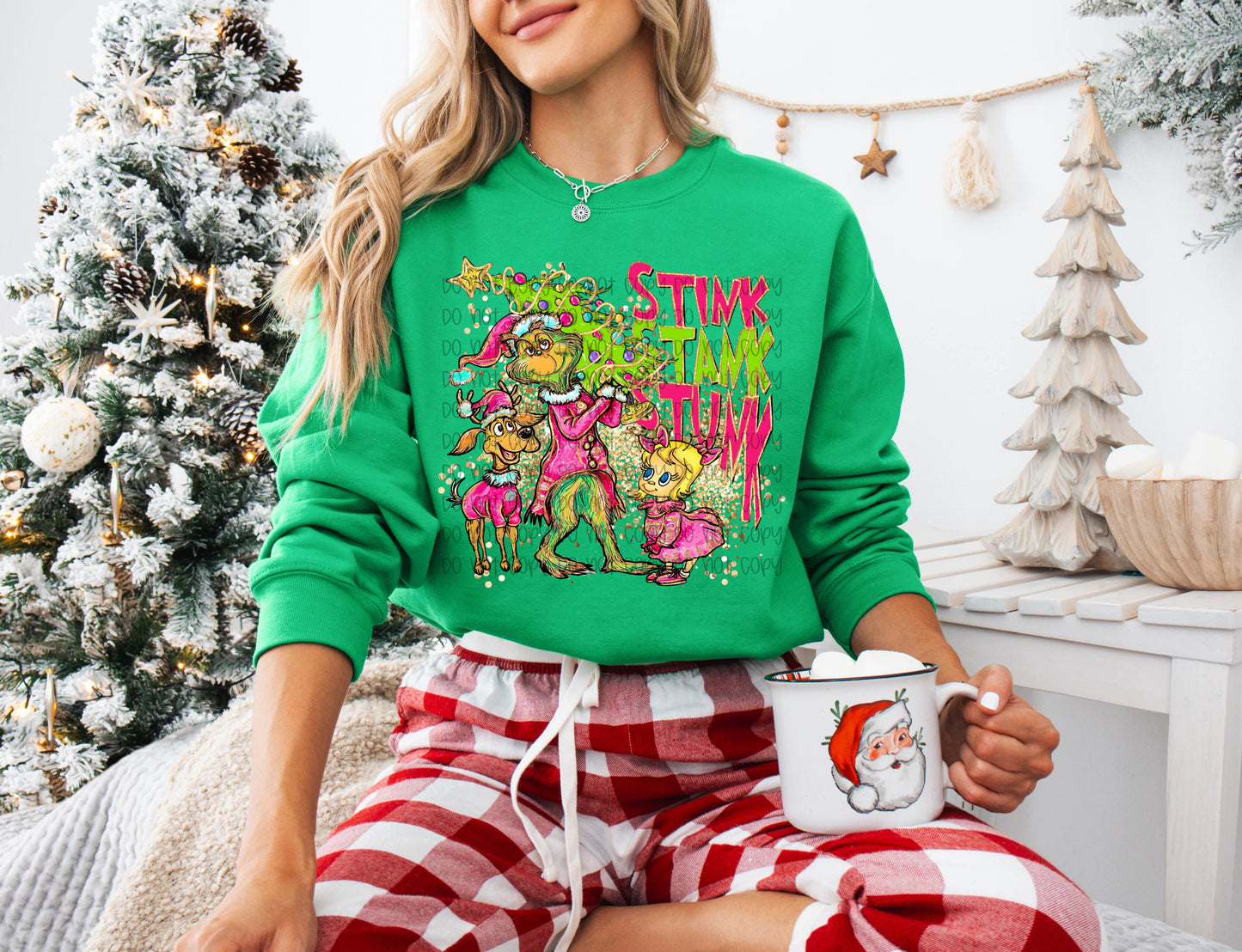 Stink Stank Stunk Christmas DTF Print