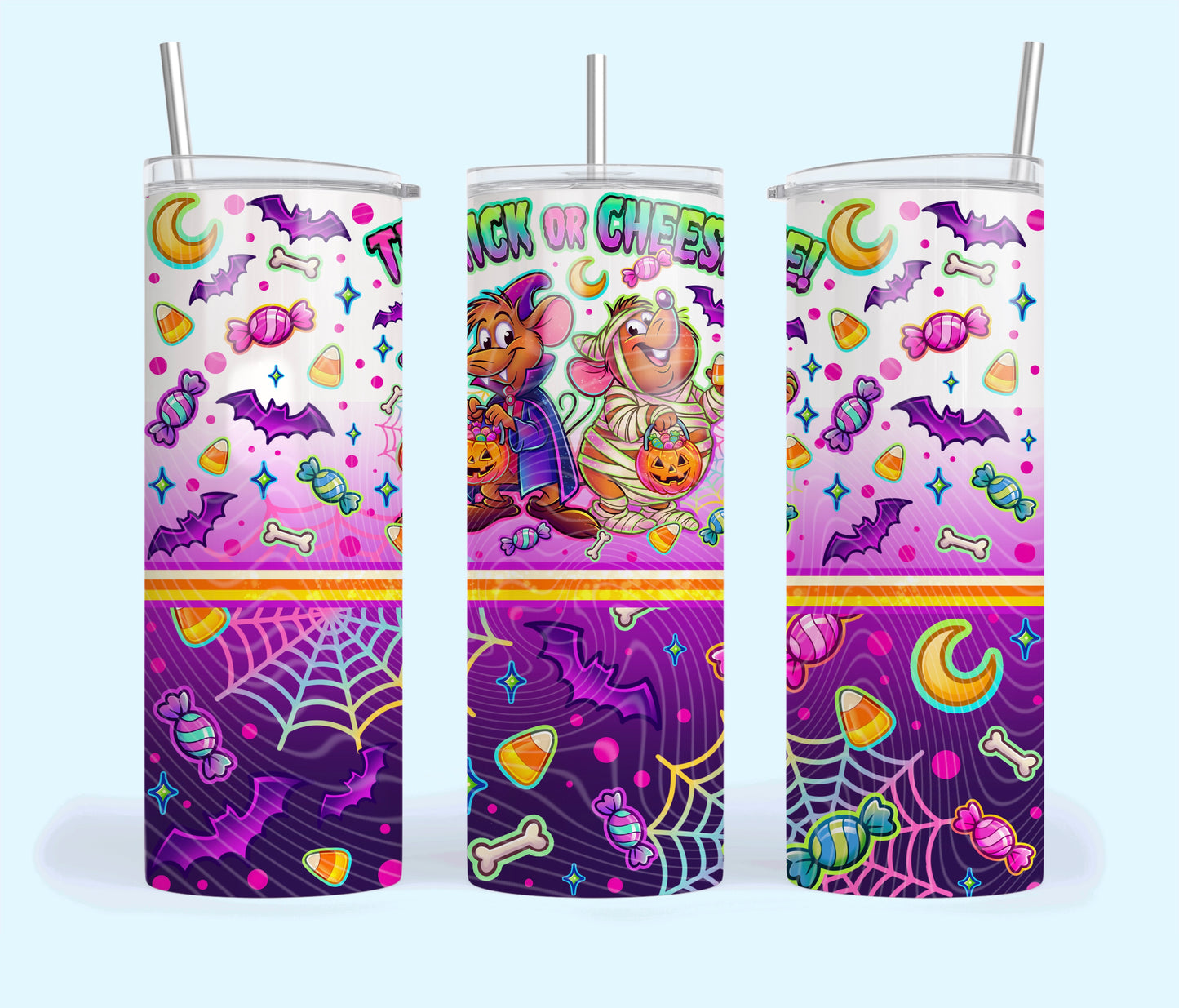 Trick Or Cheese Tumbler Wrap