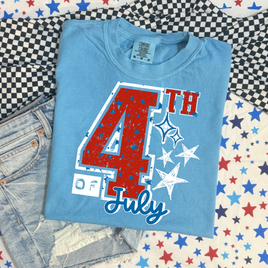 4th Of July DTF Print