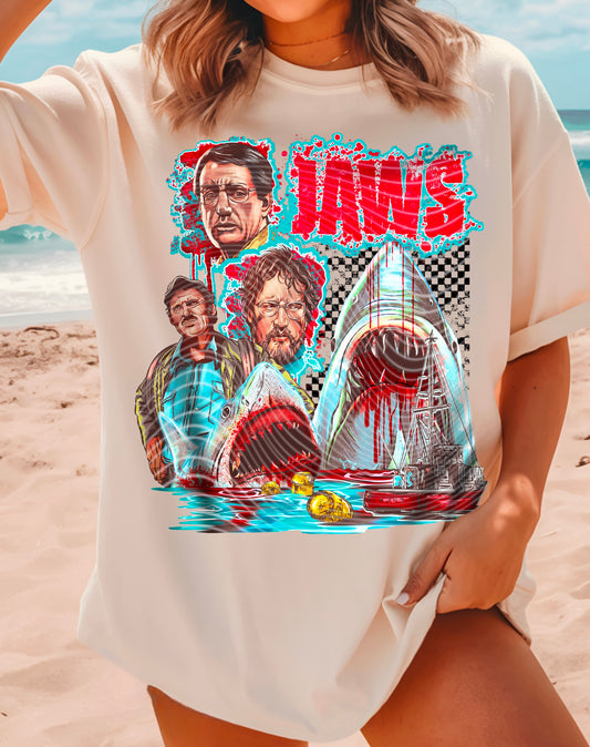 Jaws Style 1 DTF Print
