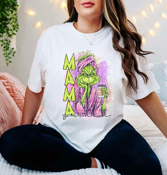 Mama Grinch DTF Prints