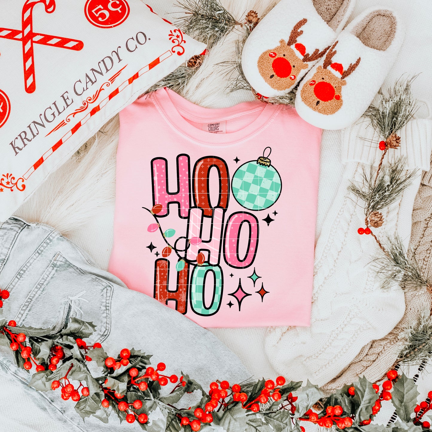 Ho Ho Ho Christmas DTF Prints